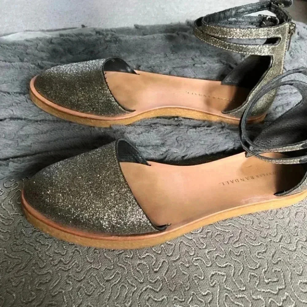 Loeffler Randall Odette Glittery Platform Flat: 10 - Picture 3 of 12